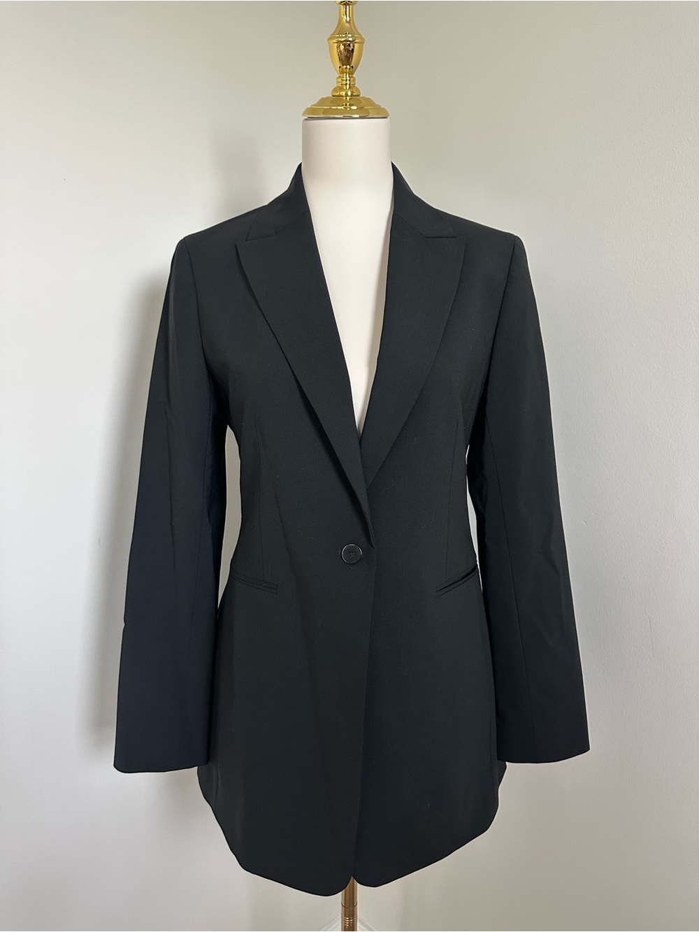 Theory Black Wool Blazer Jacket